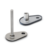 FEAMS-D1-T - Stainless Steel-Levelling feet with fixing lug