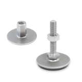 FUMS-D1-U - Stainless Steel-Levelling feet without fixing lug